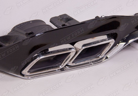 Mercedes-Benz E-Klasse W213 2016 - 2020 Диффузор заднего бампера 6.3 AMG с насадками на глушитель