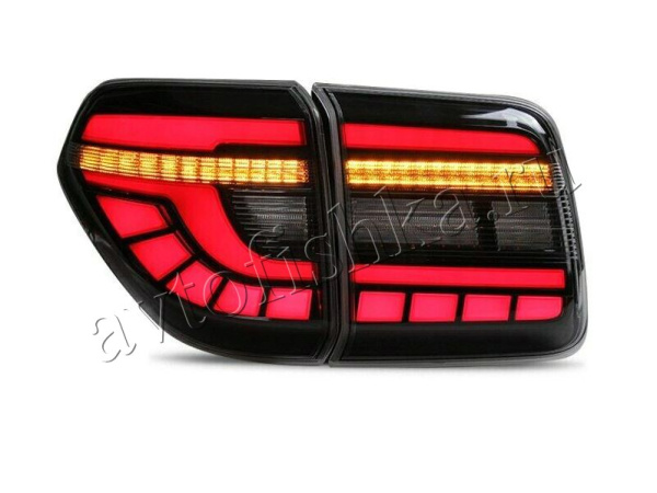 Nissan Patrol Y62 (10-18) задние фонари (стопы) дизайн 2020, комплект 2 шт.