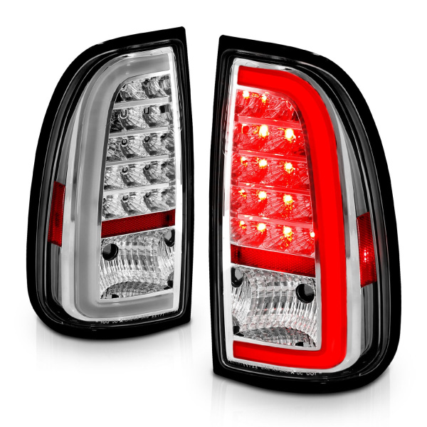 Toyota Tundra (2000-2006) задние (стопы) фонари LED хромированные C-Light
