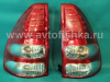Toyota Land Cruiser Prado 120 (02-) фонари задние светодиодные красно-белые, дизайн Lexus, комплект 2 шт.