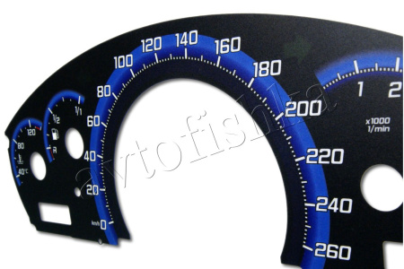 Mercedes W220 S светодиодные шкалы (циферблаты) на панель приборов