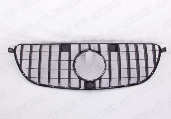 Mercedes-Benz GLE-Klasse W166 2015 - 2018 Решетка радиатора AMG GT черная на бампер 6.3 AMG