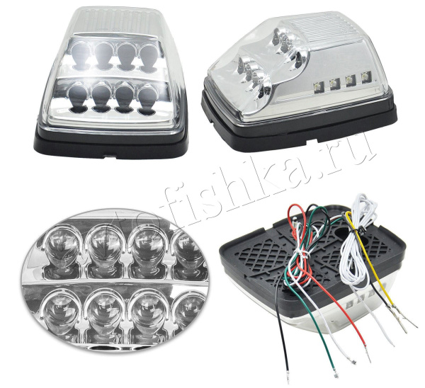 Mercedes G-Klasse W463 (97-) бегущие повторители поворотов (прозрачные), комплект 2 шт.