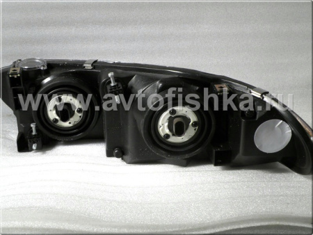 Dodge Intrepid (98-04) фары передние черные, зеркальные, комплект 2 шт.