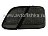 Mercedes W208 CLK (97-03) фонари задние, полностью тонированные светодиодные, комплект лев.+ прав.