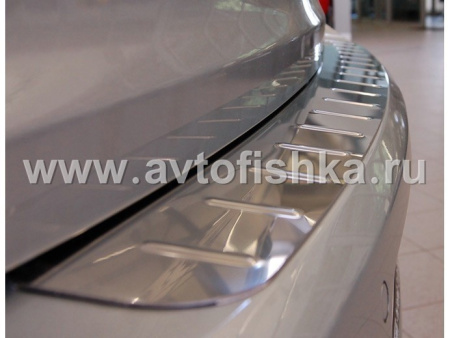 Mercedes W164 ML (05-) накладка заднего бампера из нержавеющей стали, верхняя, хромированная