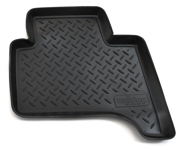 Toyota Land Cruiser Prado (03–09) Коврики салона (полиуретан), чёрные