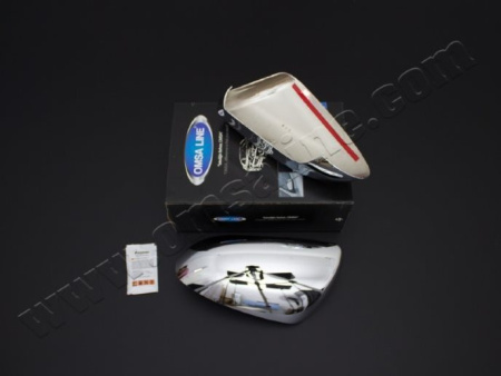 Nissan Qashqai (06-) накладки на боковые зеркала из нержавеющей стали, комплект 2 шт.