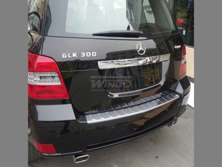 Mercedes-Benz GLK300, GLK350 (2008-) накладка заднего бампера из нержавеющей стали
