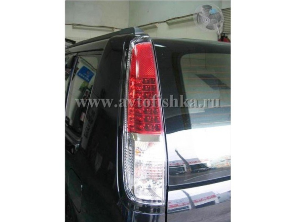 Nissan X-Trail (01-) фонари задние светодиодные красно-белые, комплект 2 шт.