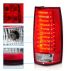 Chevrolet Tahoe, Suburban, GMC Yukon, Denali (07-) фонари задние светодиодные красно-тонированные, комплект 2 шт.