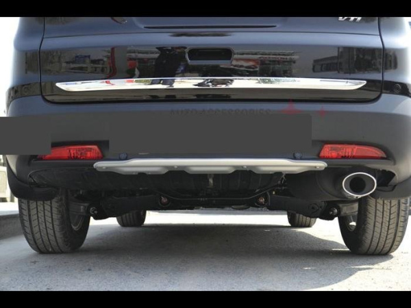 Honda CR-V (12-) накладка хромированная на нижнюю кромку задней двери, молдинг