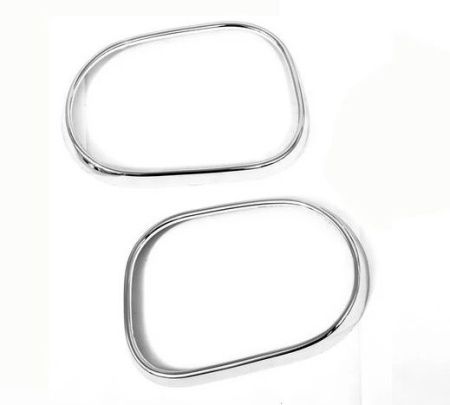 Mercedes W163 ML (2001-2005) хромированные рамки боковых зеркал, комплект 2 шт.