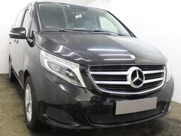 Mercedes-Benz V-Klasse (15–) Защита радиатора Premium, чёрная
