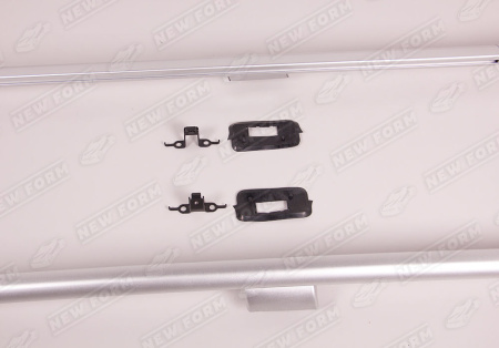 Toyota Land Cruiser LC 200 (1 рестайлинг) 2012 - 2015 Рейлинги серебристые