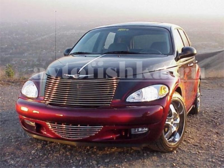 Chrysler PT Cruiser (01-05) декоративные решетка радиатора хромированная.