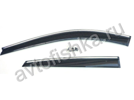 Cadillac SRX (04-) дефлекторы боковых окон темные, ветровики, комплект 4 шт.