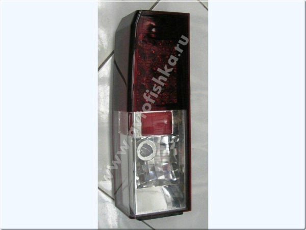 Hummer H3 (05-) фонари задние светодиодные, красно-белые, комплект 2 шт.