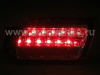 Toyota Land Cruiser Prado 150 (10-) фонари заднего бампера светодиодные хромированные, с красными рефлекторами, комплект 2 шт.