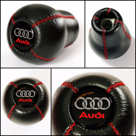 Кожаная ручка КПП Audi A6 C5, A4 B5, RS4 B5, A8 D2, 80 90 100 200