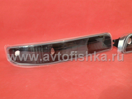 Chevrolet Tahoe, Suburban (99-06) фонари передние черные, подфарные, комплект 2 шт.