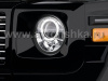 Mercedes G-class (90-06) передние фары линзовые хромированные, под корректор, комплект 2 шт.