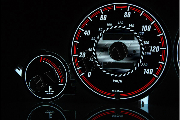 Honda Civic (95-00) 5D светодиодные шкалы (циферблаты) на панель приборов - дизайн 1