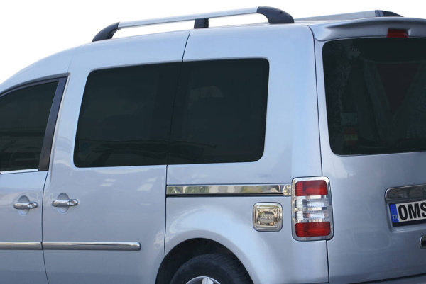 Volkswagen Caddy (04–/10–) Накладки на направляющие раздвижных дверей, 2 части