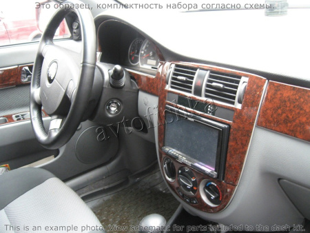 Декоративные накладки салона Chevrolet Lacetti Sedan (J200) '2004-2014