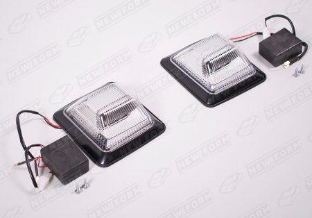 Mercedes-Benz G-Klasse W463 1990 - 2018 Оптика рестайлинг 2018 хромированный комплект с поворотниками