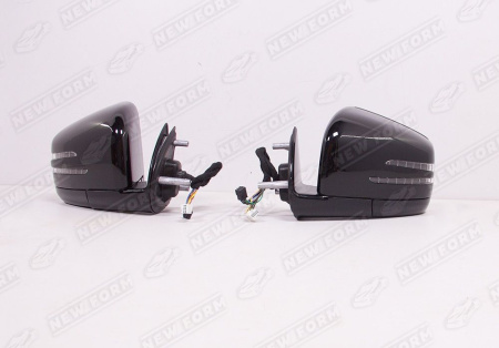 Mercedes-Benz M-Klasse W164 рестайлинг 2008 - 2011 Зеркала черные рестайлинг