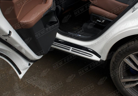 BMW X7 G07 рестайлинг 2023 - н.в. Пороги черные
