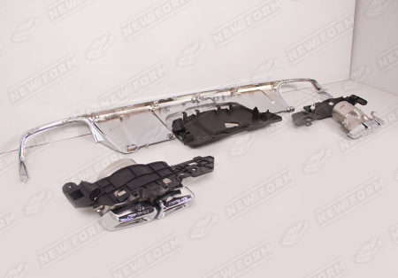 Mercedes-Benz GL-Klasse X166 2012 - 2016 Диффузор с насадками 6.3 AMG