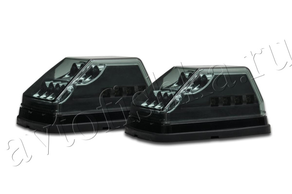 Mercedes G-Klasse W463 (97-) бегущие повторители поворотов (тонированные), комплект 2 шт.