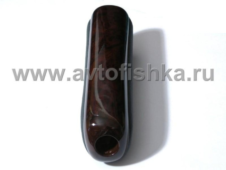 Toyota Land Cruiser 100 (98-07) ручка на рычаг ручного тормоза, темное дерево серая кожа.