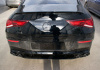Mercedes-Benz CLA-Klasse C118/X118 2019 - н.в. Диффузор заднего бампера с черными насадками 4.5 AMG