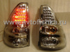 Toyota Land Cruiser Prado 120 (02-) фонари задние светодиодные хромированные, комплект 2 шт.