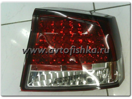 Dodge Charger (06-) фонари задние светодиодные красно-хромированные, комплект 2 шт.