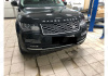 Land Rover Range Rover 4 поколение 2012 - 2017 Решетка радиатора хром с черными жабрами стиль 2018 Range Rover Vogue.
