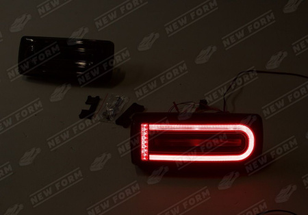 Mercedes-Benz G-Klasse W463 1990 - 2018 Фонари задние черные стиль 2018