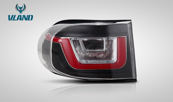 Toyota FJ Cruiser (07-15) фонари задние светодиодные, внутри черные. Новый дизайн