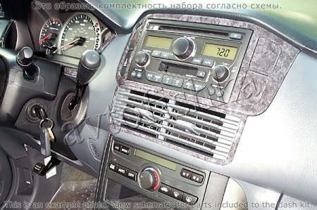 Декоративные накладки салона Honda Pilot 2003-2004 Соответствие OEM, 29 элементов.
