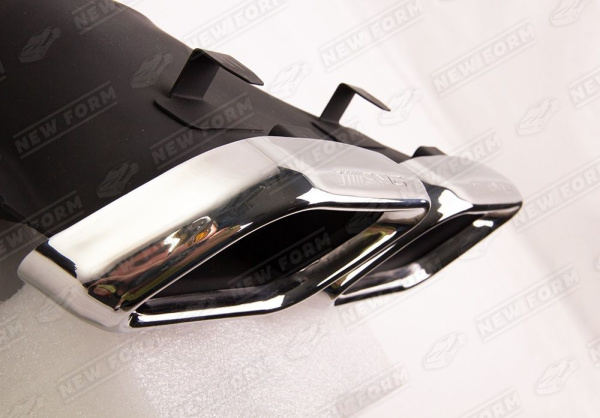 Mercedes-Benz C-Klasse W205 Coupe 2014 - 2018 Насадки на глушители хром