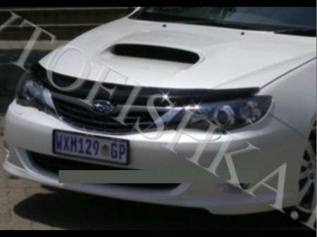 Дефлектор капота темный Subaru Impreza 2008-2011