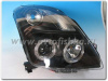Suzuki Swift (04-) передние линзовые фары черные, со светодиодами, комплект 2 шт.
