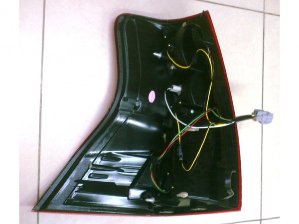 Toyota Land Cruiser Prado 150 (2010-) фонари задние светодиодные хромированные, комплект 2 шт.