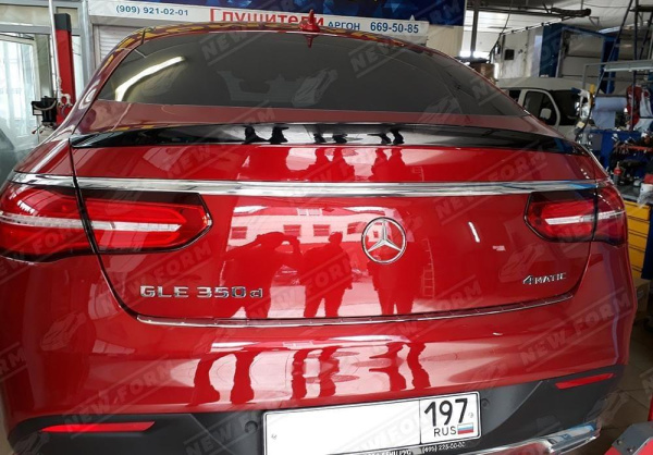 Mercedes-Benz GLE-Klasse C292 2015 - 2019 Спойлер черный