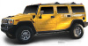 Hummer H2 (02-08) подножки боковые черные, труба 76 мм из нержавеющей стали