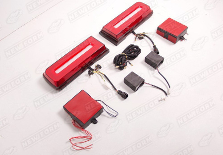 Mercedes-Benz G-Klasse W463 1990 - 2018 Оптика рестайлинг 2018 хромированный комплект с поворотниками