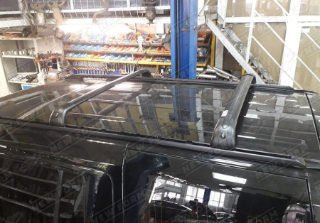 Land Rover Discovery 3 поколение 2004 - 2009 Поперечины черные